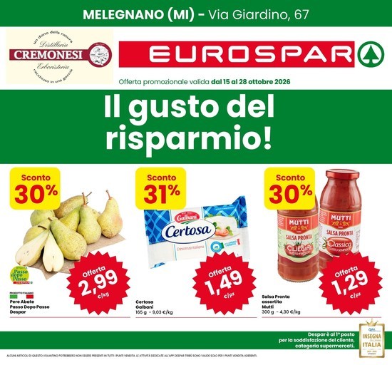 Volantino Eurospar