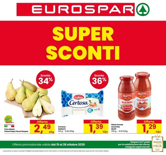 Volantino Eurospar
