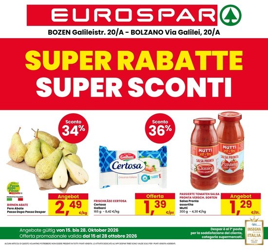 Volantino Eurospar