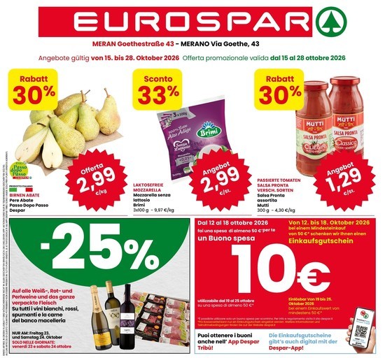 Volantino Eurospar