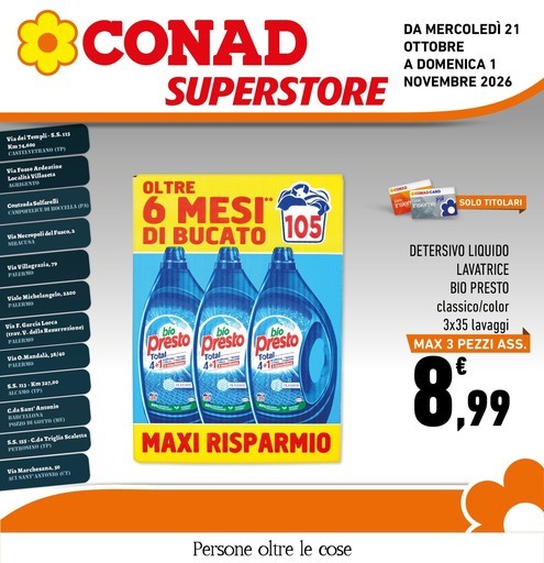 Volantino Conad Superstore