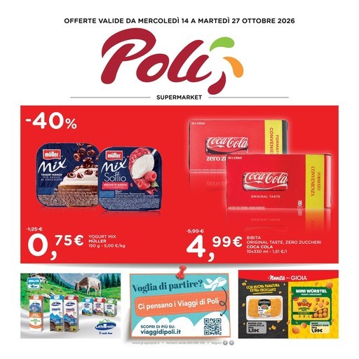 Poli - Offerte valide da mercoledi 14 a martedi 27 ottobre 2026
