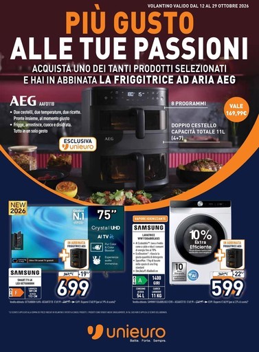Volantino Unieuro