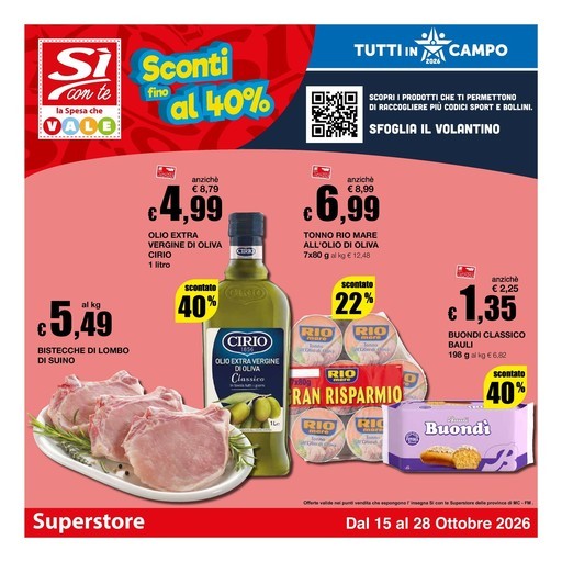 Volantino Si con te superstore