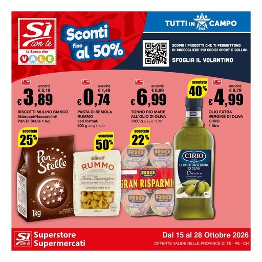 Volantino Si con te superstore