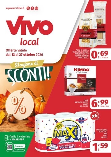 Vivo Supermercati - Stagione di sconti