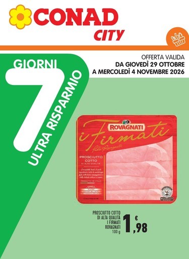 Volantino Conad City