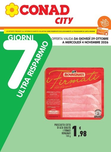 Volantino Conad City