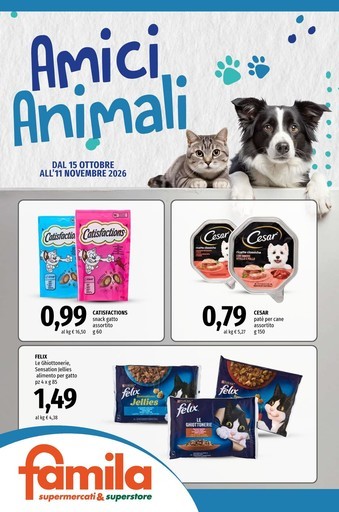 Famila Superstore - AMICI ANIMALI