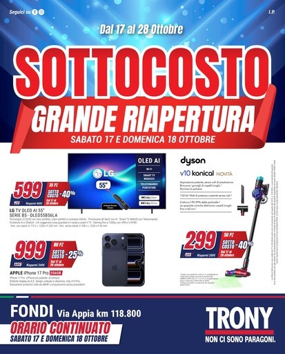 Volantino Trony