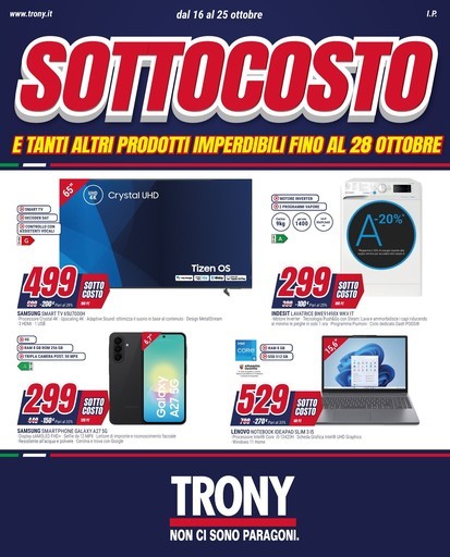 Volantino Trony