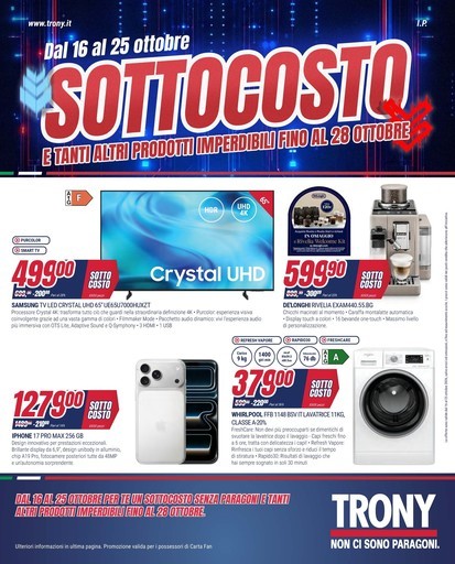 Volantino Trony