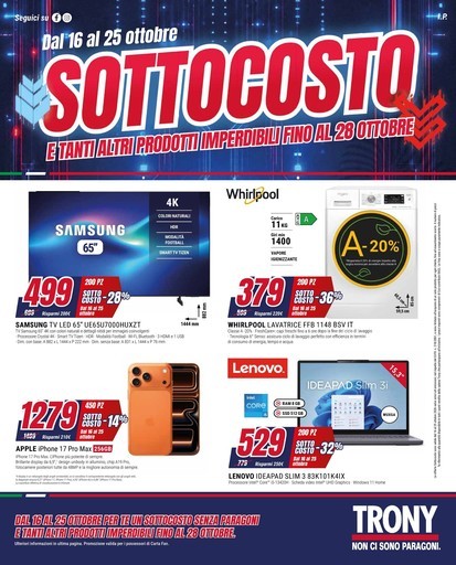 Volantino Trony