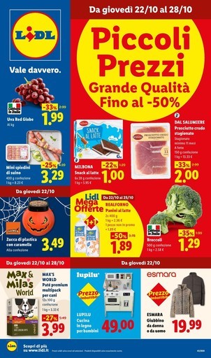 Lidl - Piccoli Prezzi Grande Qualità Fino al -50%