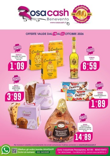 Rosa Cash - Offerte valide dal 19 al 31 ottobre 2026