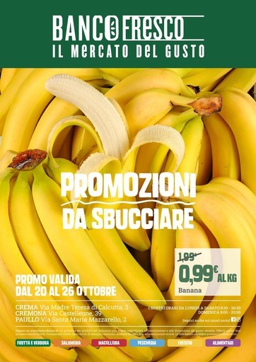 Banco Fresco - Promozioni da sbucciare