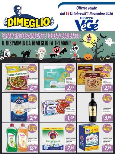 Dimeglio - Offerte valide dal 19 Ottobre all’1 Novembre 2026
