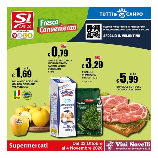 Volantino Si con te supermercati