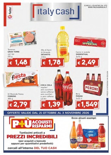 Volantino Italy Cash Puglia