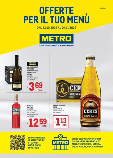 Metro - Offerte per il tuo menù - AREA 1