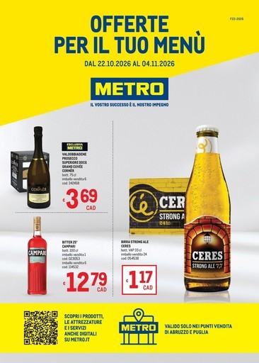 Metro - Offerte per il tuo menù - AREA 5