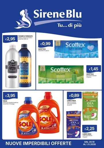 Volantino Sirene Blu
