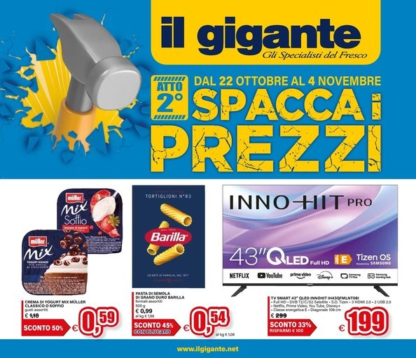 Volantino Il gigante