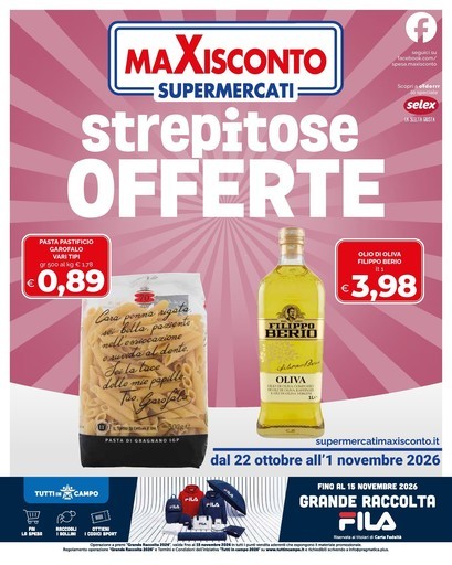 Volantino Maxisconto Supermercati