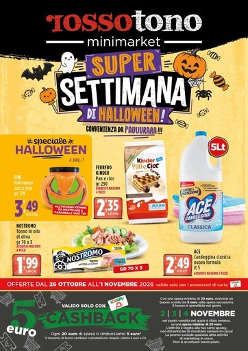 Volantino Rossotono Minimarket