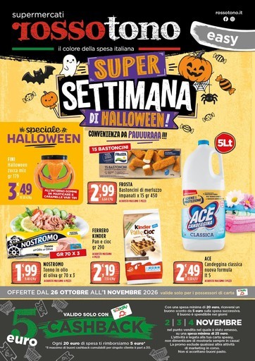 Volantino Supermercati Rossotono Easy