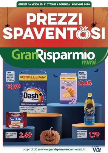 Volantino Supermercati Gran Risparmio