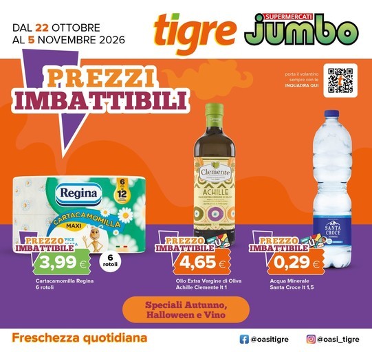 Volantino Tigre