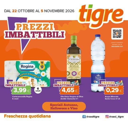 Volantino Tigre