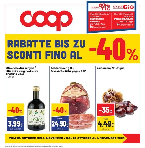 Volantino Coop