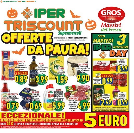 Volantino Ipertriscount