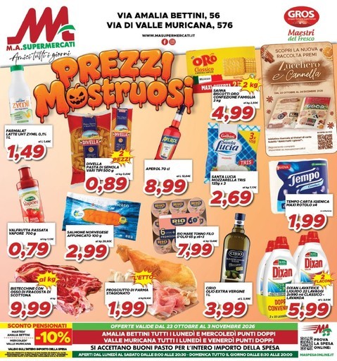 Ma Supermercati - Prezzi mostruosi