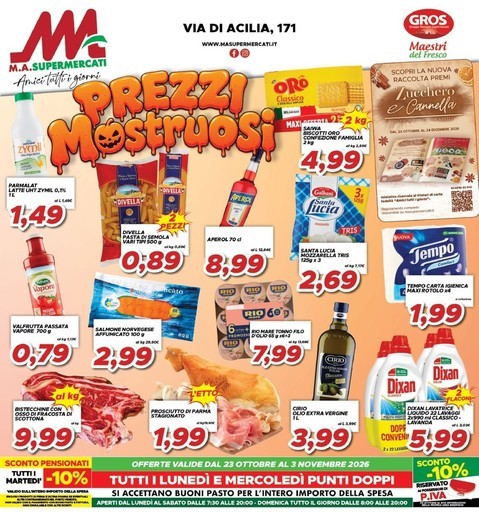 Ma Supermercati - Prezzi mostruosi