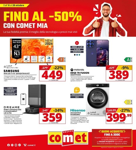 Volantino Comet
