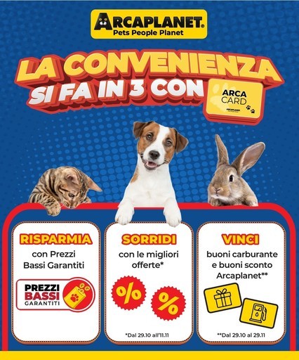 Volantino Arcaplanet